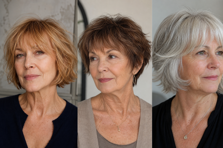 20 Shag Hairstyles for Women Over 60 with Thin Fine Hair