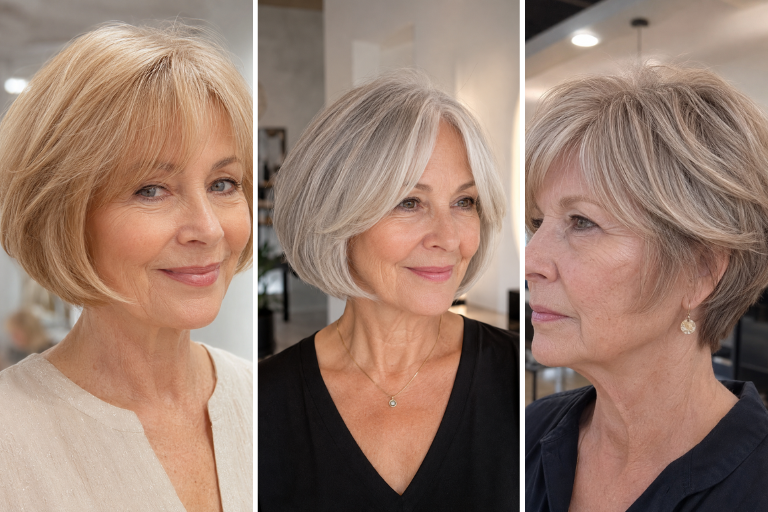 20 Rounded Bob Hairstyles for Women Over 60 With Fine Hair That Look So Much Fuller